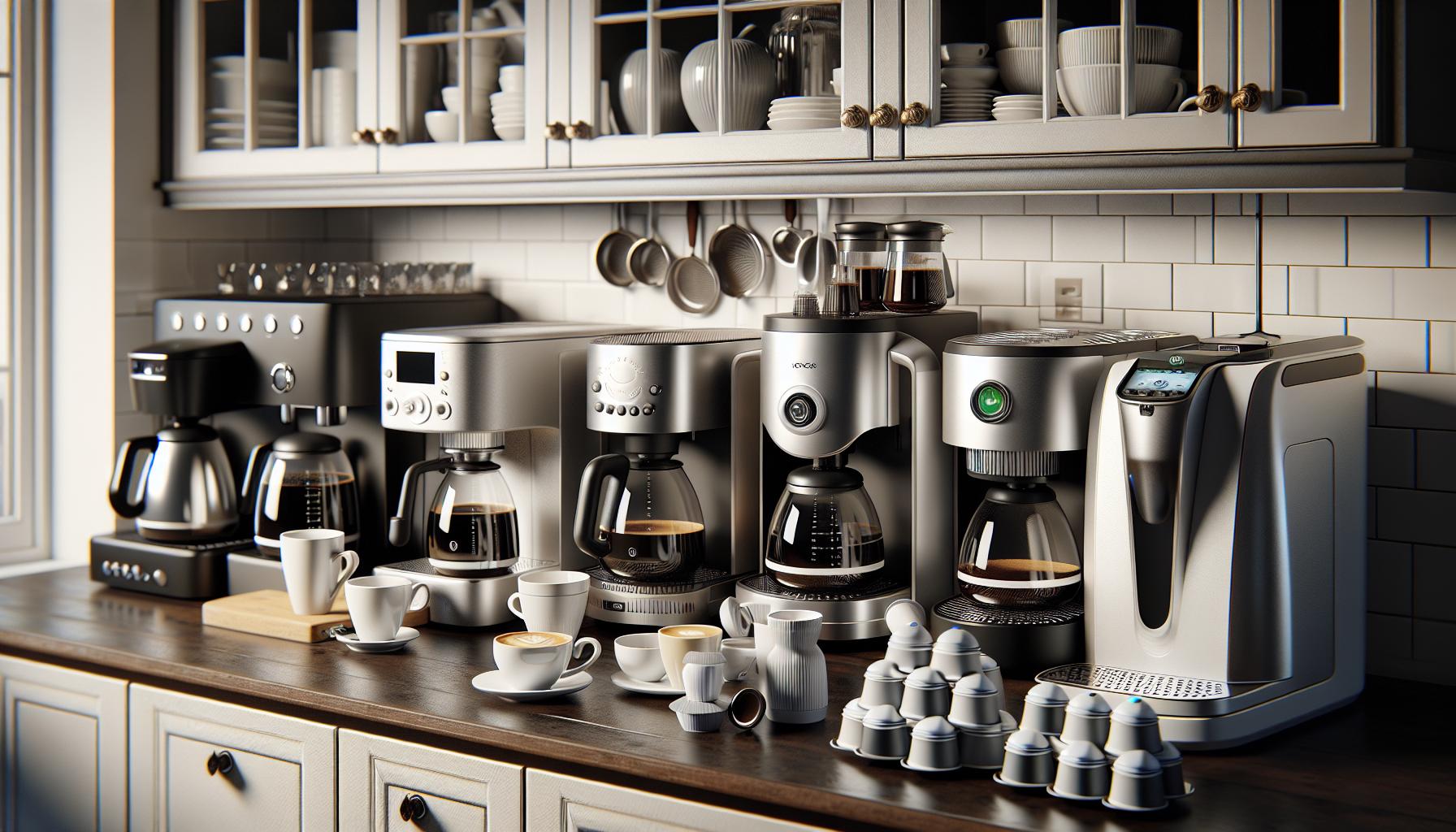 Comparing Different Types of Coffee Makers: From Pods to Pour-Overs